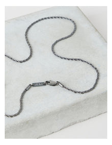 Sterling Silver Fine Rope Necklace
