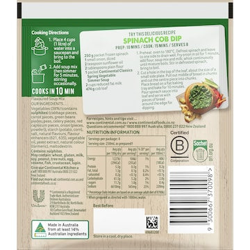 Continental Classics Simmer Soup Spring Vegetable 30g