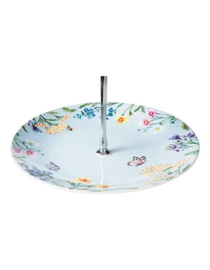 Fluttering Meadow 2 Tiered Cake Stand 15&19cm Gift Boxed