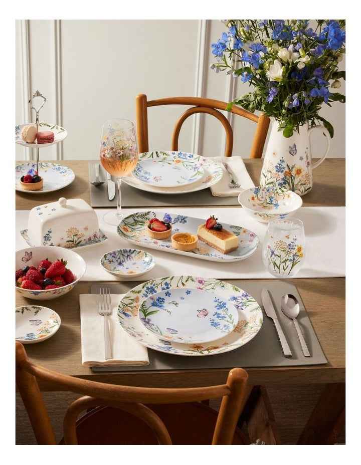 Fluttering Meadow 2 Tiered Cake Stand 15&19cm Gift Boxed