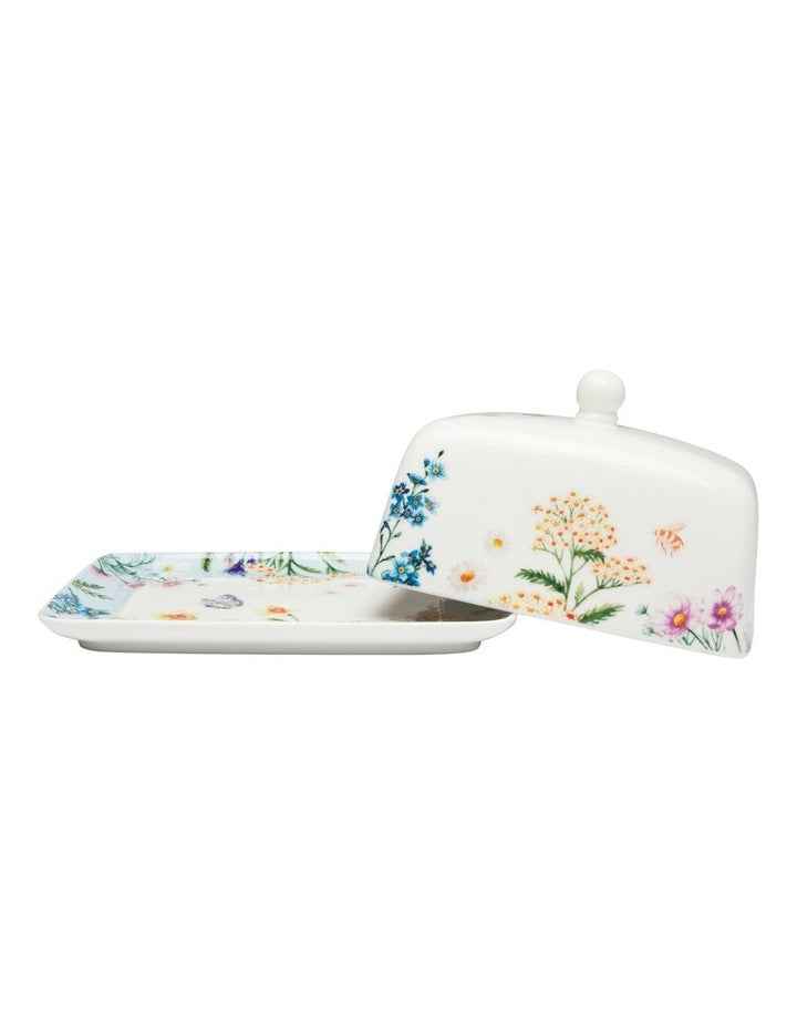 Fluttering Meadow Butter Dish 15.5x10x9.5cm Gift Boxed