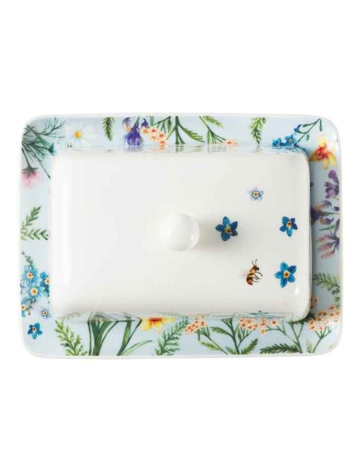 Fluttering Meadow Butter Dish 15.5x10x9.5cm Gift Boxed