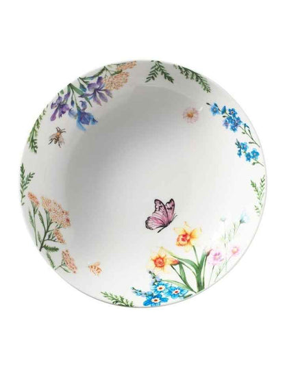 Fluttering Meadow Coupe Shallow Bowl 18.5x4.5cm