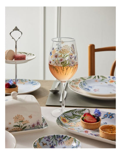 Fluttering Meadow Wine Glass 500ML Set of 2 Gift Boxed
