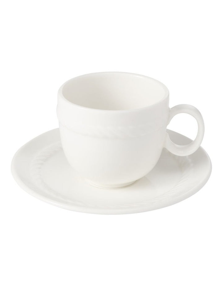 Cordone Demi Cup & Saucer Set of 2 85ML Gift Boxed
