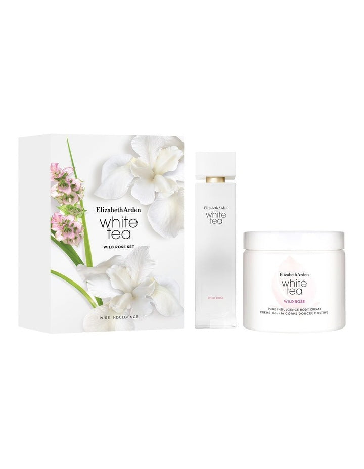 White Tea Wild Rose EDT 100ml 2-Piece Gift Set