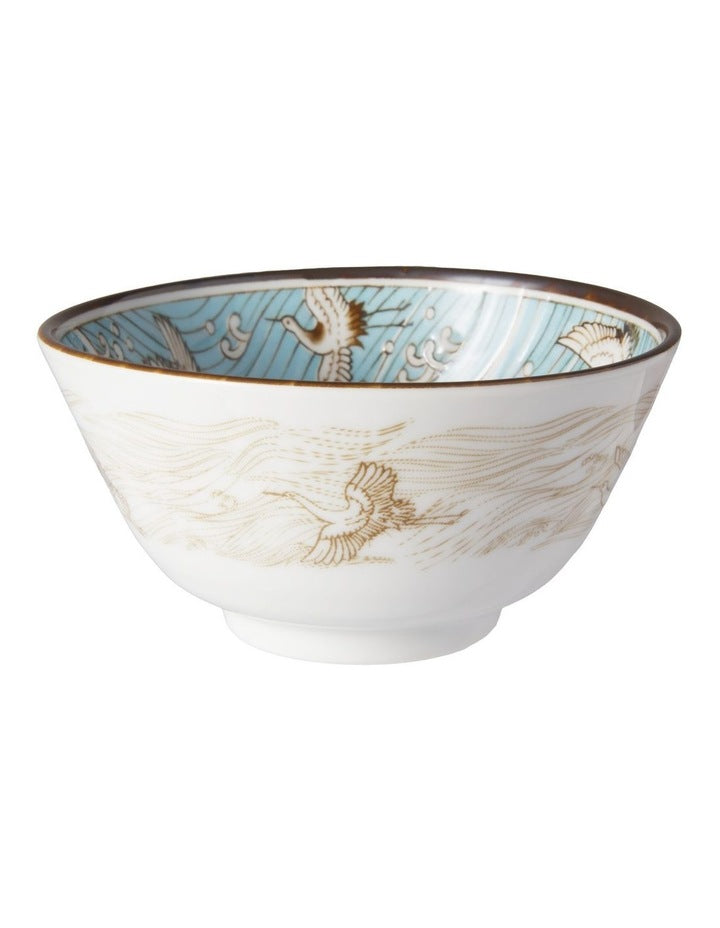 Crane Bowl 12x6.4cm Light Blue
