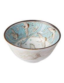 Crane Bowl 12x6.4cm Light Blue