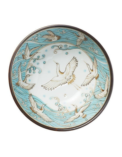 Crane Bowl 12x6.4cm Light Blue