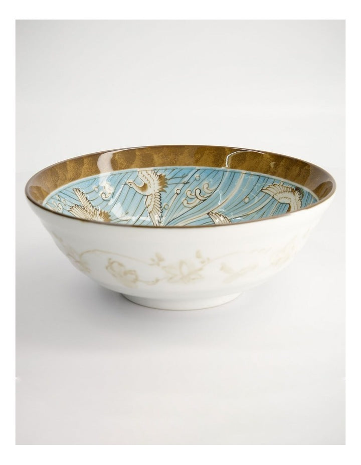Crane Ramen Bowl 21x7.8cm Light Blue