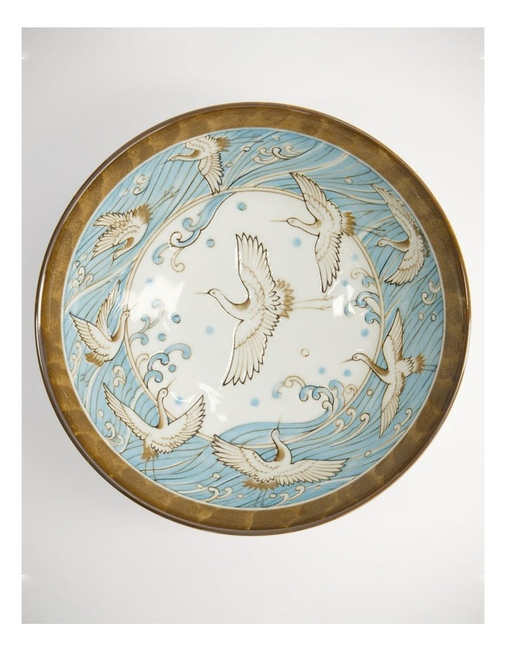 Crane Ramen Bowl 21x7.8cm Light Blue