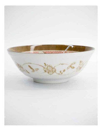 Crane Ramen Bowl 21x7.8cm Pink