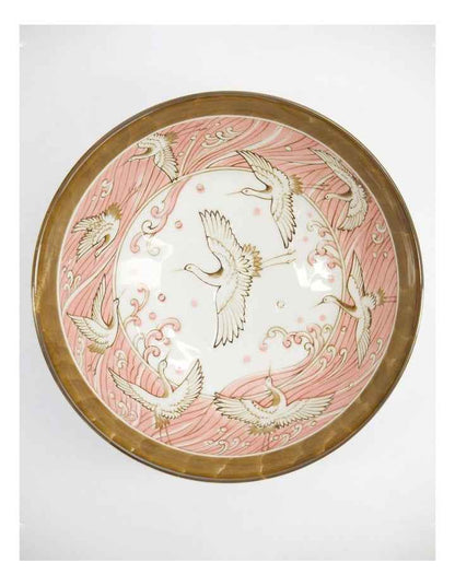Crane Ramen Bowl 21x7.8cm Pink
