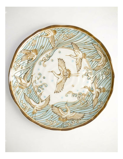 Crane Plate 16.5cm Light Blue