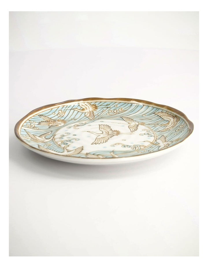 Crane Plate 16.5cm Light Blue
