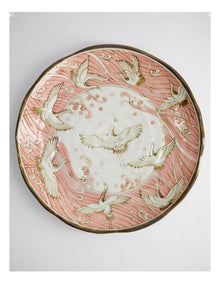 Crane Plate 16.5cm Pink