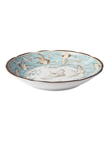 Crane Plate 22cm Light Blue