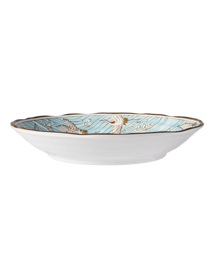 Crane Plate 22cm Light Blue