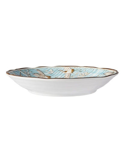 Crane Plate 22cm Light Blue