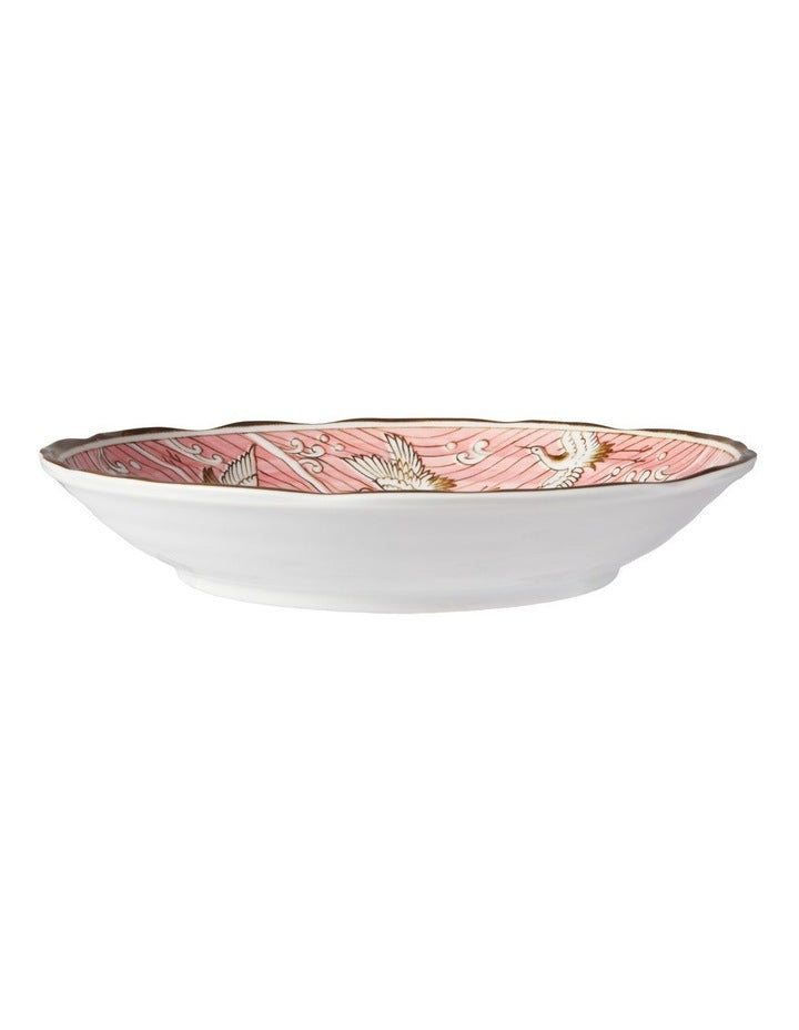 Crane Plate 22cm Pink