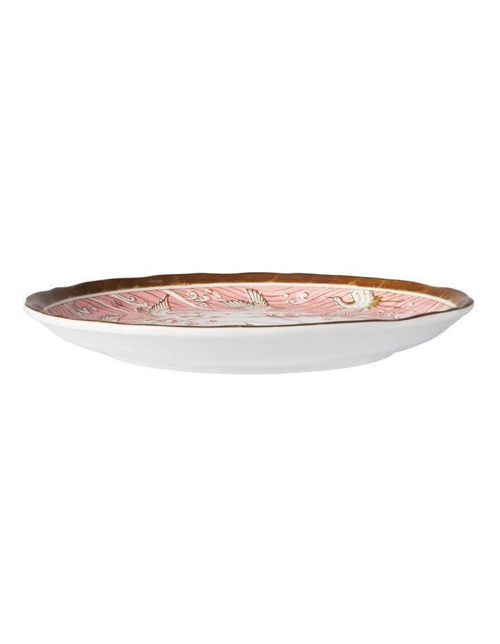Crane Plate 25cm Pink