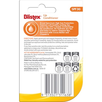 Blistex Lip Conditioner SPF 30 7g