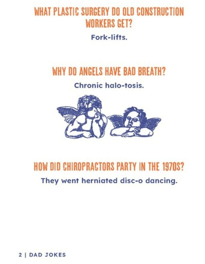 Dad Jokes: Groan-Worthy Quips, Puns, and Almost-Funny Gags