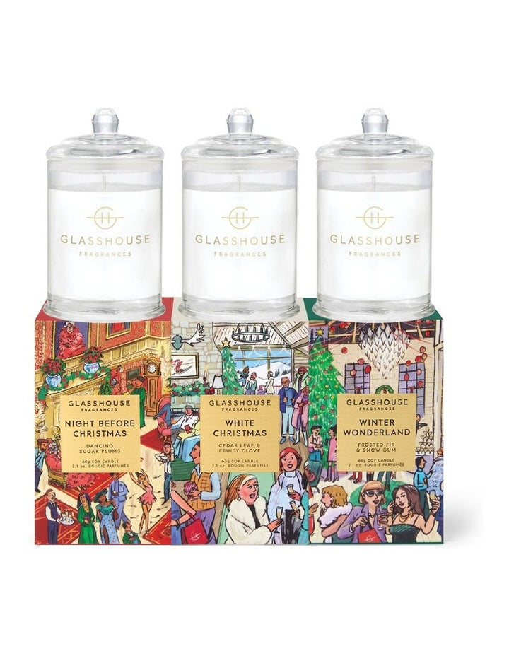 Christmas 3x60g Candle Trio