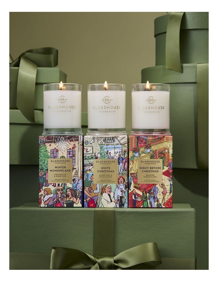 Christmas 3x60g Candle Trio