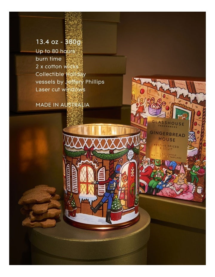Gingerbread House 380g Soy Candle
