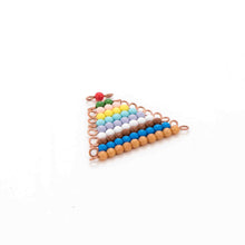 Montessori Math Material 1-10 Coloured Beads Early Math Games for Kids STEM Toys