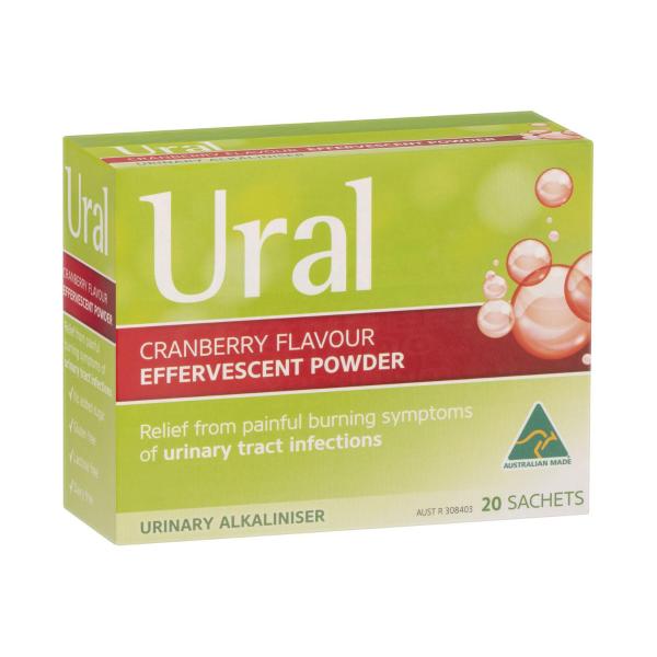 Sugar Free Cranberry 20 Effervescent Powder Sachets