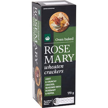 Woolworths Rosemary Wheaten Crackers 170g
