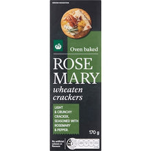 Woolworths Rosemary Wheaten Crackers 170g