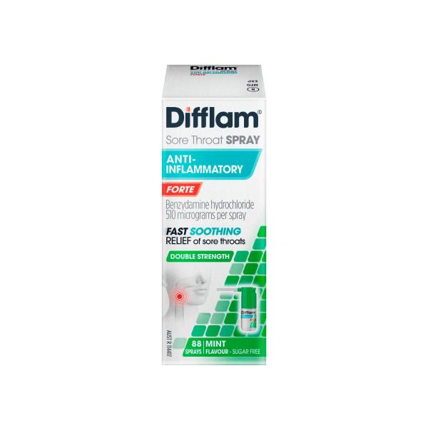 DIFFLAM SORE THROAT SPRAY FORTE