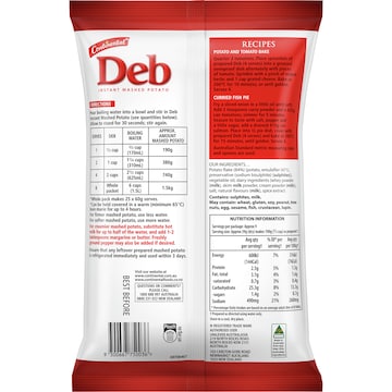 Continental Instant Mashed Potato 350g