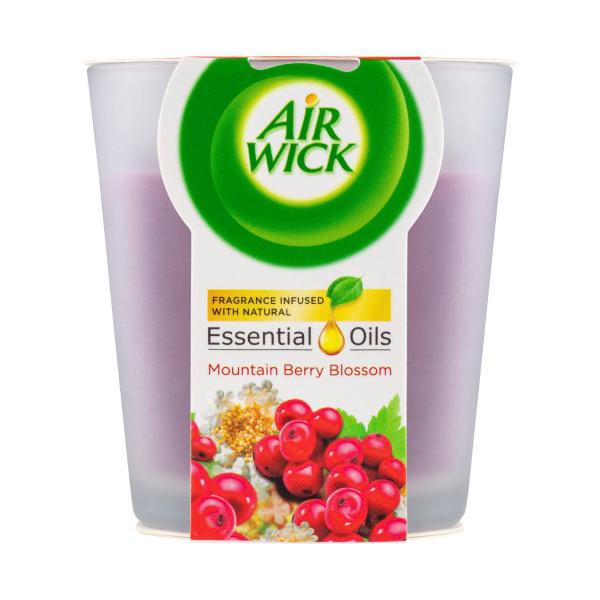 AIR WICK ESSENTIAL OILS MOUNTAIN BERRY BLOSSOM CANDLE 1EA