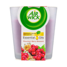 AIR WICK ESSENTIAL OILS MOUNTAIN BERRY BLOSSOM CANDLE 1EA