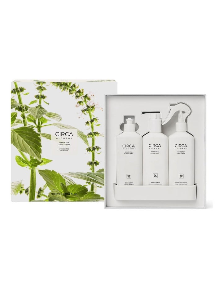 Alchemy White Tea & Wild Mint Kitchen Trio Kit 900mL