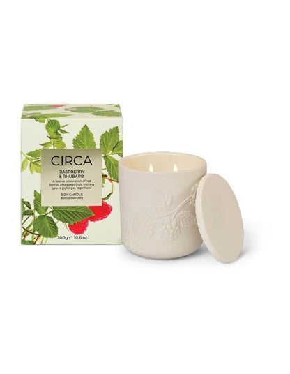 Raspberry & Rhubarb Soy Candle 300g