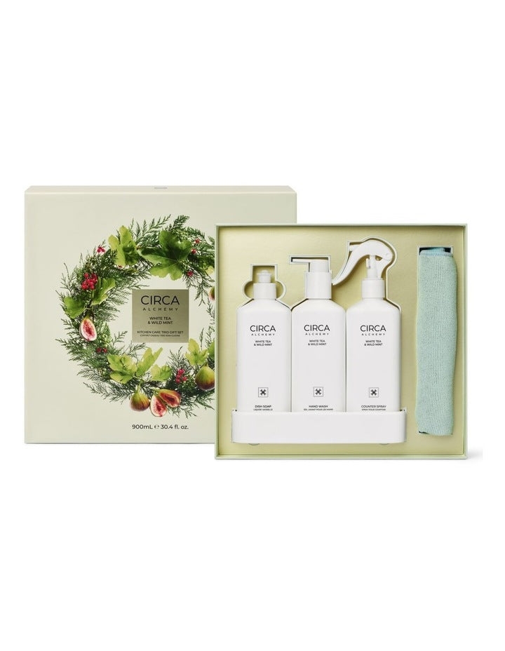 Alchemy White Tea & Wild Mint Kithcen Trio Gift Set 900mL