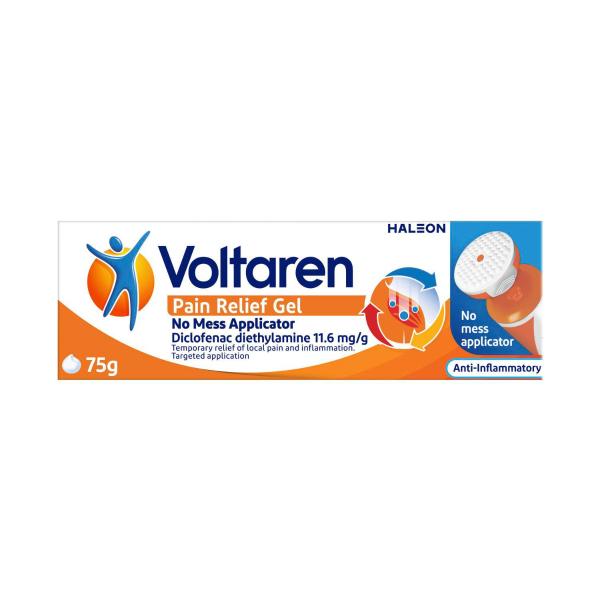 VOLTAREN PAIN RELIEF GEL NO MESS APPLICATOR 75G