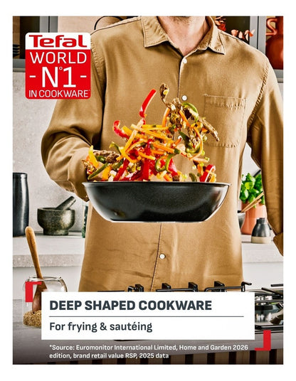 Excellence+ Ceramic Induction Non-Stick Wok 28cm