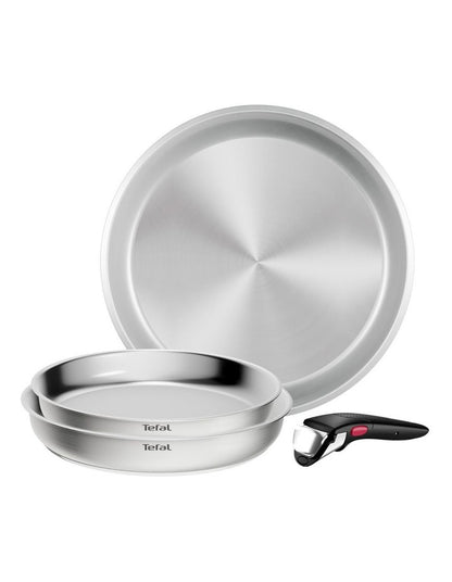 Ingenio Emotion+ Induction Stainless Steel Non-Stick 4pc Frypan Set