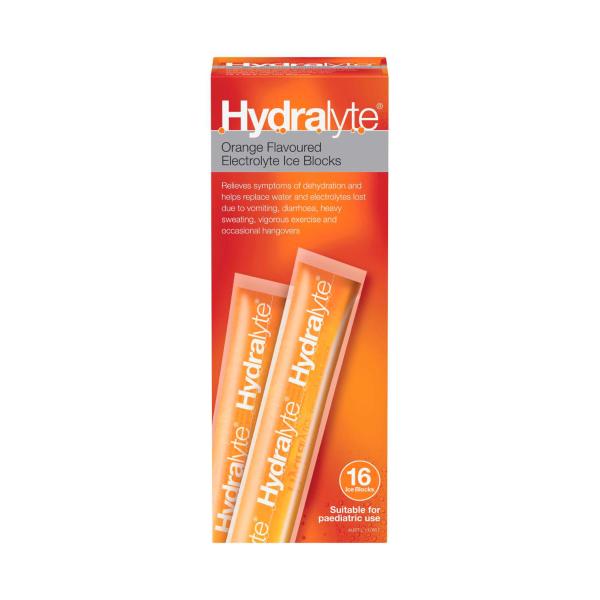 HYDRALYTE ICE BLOCK ORANGE