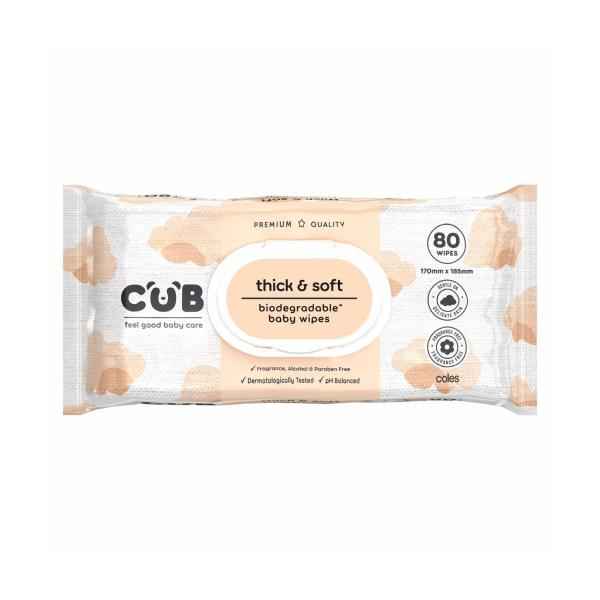 Gentle Care Premium Thick & Soft Fragrance Free Baby Wipes