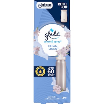 Glade Sense & Spray Air Freshener Refill Clean Linen 12g