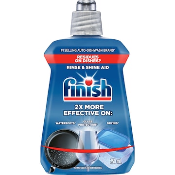 Finish Rinse & Shine Dishwashing Aid 250mL