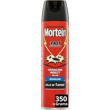 Mortein Fast Knockdown Odourless Crawling Insect Spray 350g