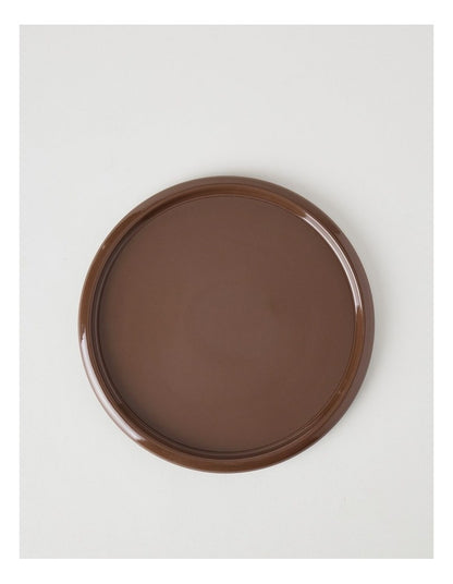 Bubble Side Plate in Brown